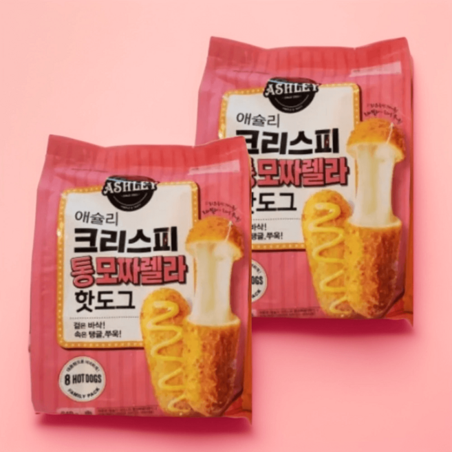 애슐리 크리스피 통모짜렐라 핫도그, 16개, 80g