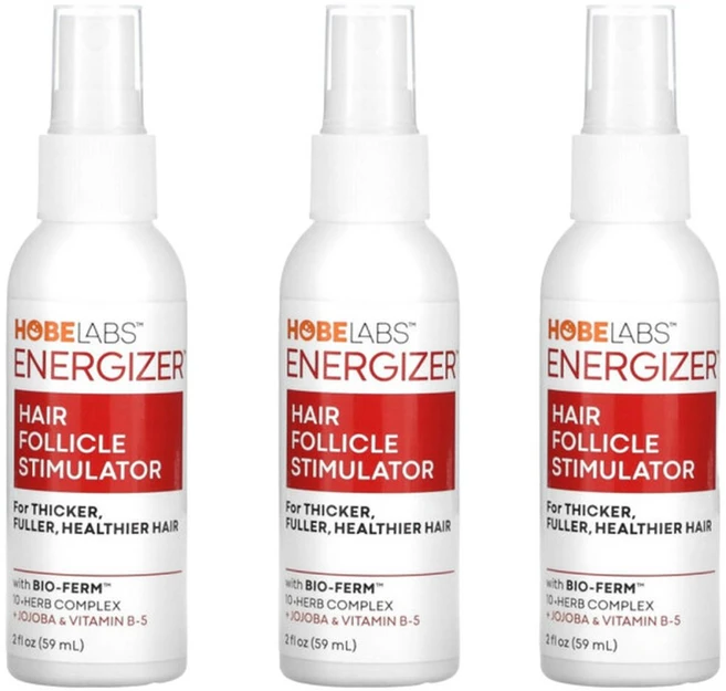 Hobe Labs 에너자이저 호호바비타민 B5 함유 모낭 자극제 237ml 3팩, 3개 - 쿠팡