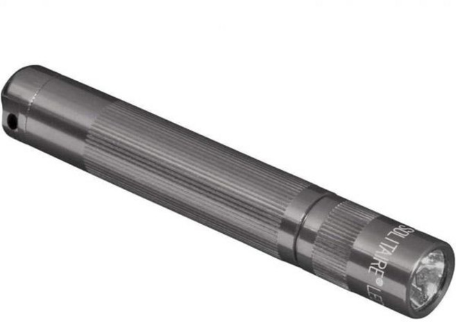 MagLite Solitaire LED 1셀 AAA 손전등 작고 방수 기능이 있으며 조절 가능한 빔 회색, Gray, 1개