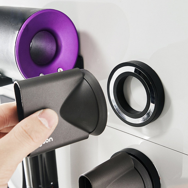 에브리윅 드라이기 거치대 알루미늄 노즐 걸이 홀더, 1개, 실버