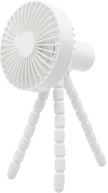 [BD121] Coms 삼각대 선풍기 / 휴대용 고정 미니 소형 거치대 플렉시블 Flexible 삼발이 18650 배터리 내장 저소음 유모차 차량 우산 양산