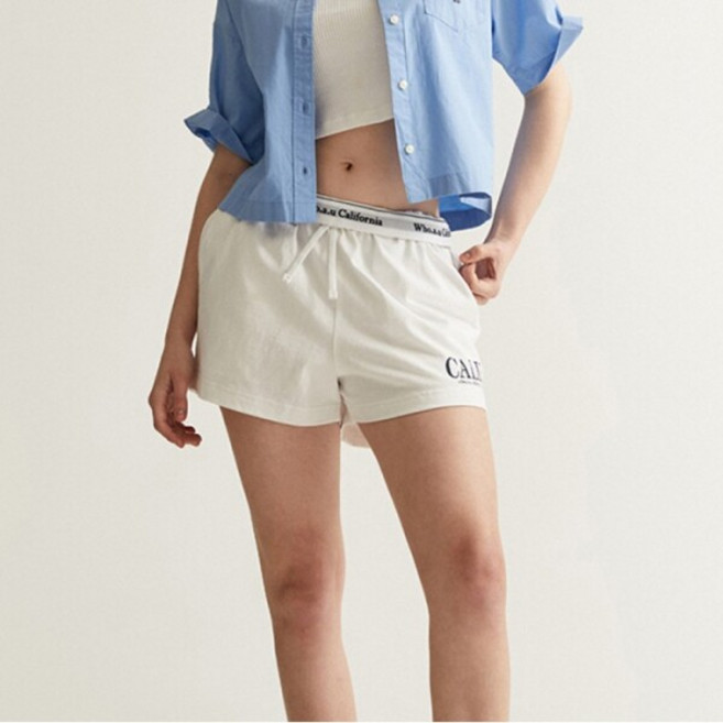 [후아유] 레터 밴딩 포인트 쇼츠 (WHTMD2423F-T)