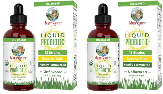 메리루스 오가닉스 유기농 액상 프로바이오틱스 유산균 4세이상 MARYRUTH'S Organics Liquid Probiotic for Ages 4+ | 2 Billion CFU, 2개, 120ml - 쿠팡