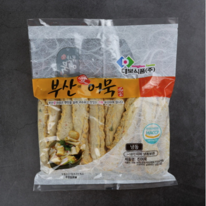 [대보어묵] 부산어묵Classic 쫄어묵 어묵튀김 떡볶이 오뎅, 800g, 1개