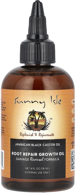 Sunny Isle 자메이카 블랙 캐스터오일 뿌리 회복 성장 오일 118ml(4fl oz), SunnyIsle자메이카블랙캐스터오일뿌리회복성장오일11, 1개, 118ml - 쿠팡