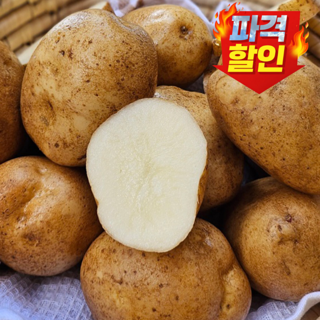 [타임특가] 산지직송 햇 수미감자 중, 1박스, 1kg