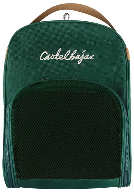 (국내생산)까스텔바작 골프 신발가방 슈즈백 골프화 런닝화 테니스화 파우치, 그린, 1개