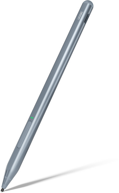 Uogic 라파엘520C 서피스펜 C-타입충전 서피스고/프로/북/랩탑 호환펜, 실버, 1개