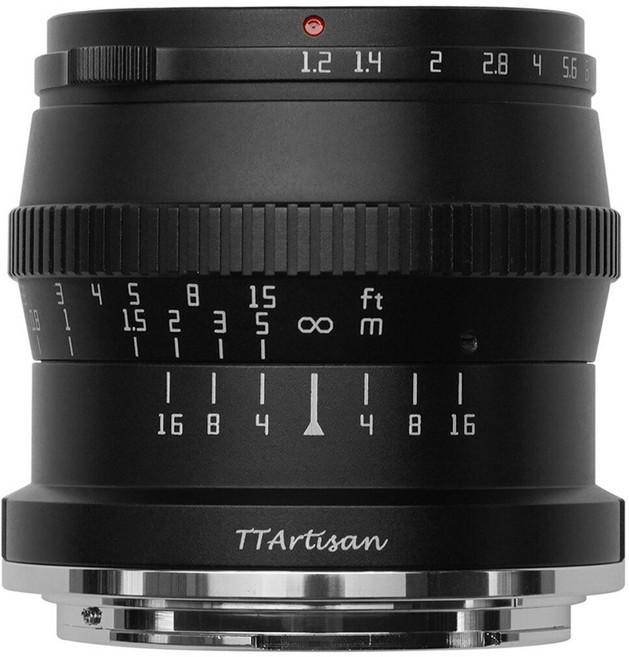 티티아티산 니콘 Z 마운트 APS-C 렌즈 50mm F1.2 블랙