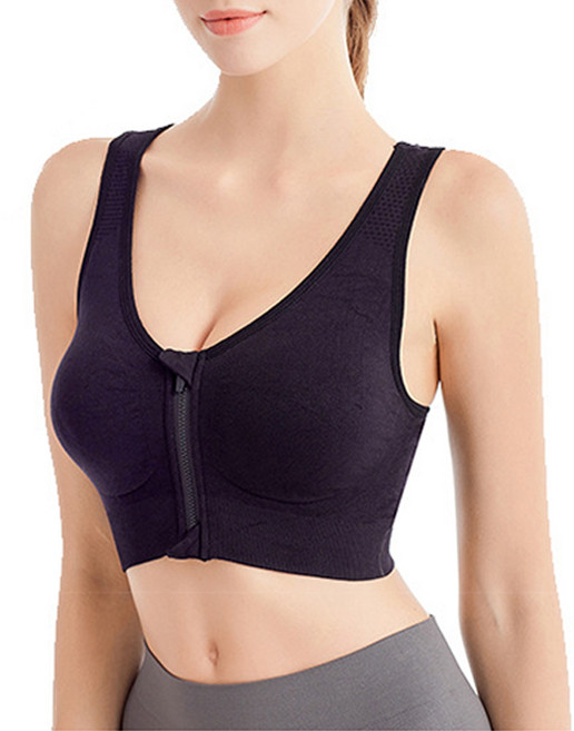 cikicoco 앞지퍼 스포터 스포츠브라 2종세트 S~5XL (1+1) 러닝브라 요가 필라테스