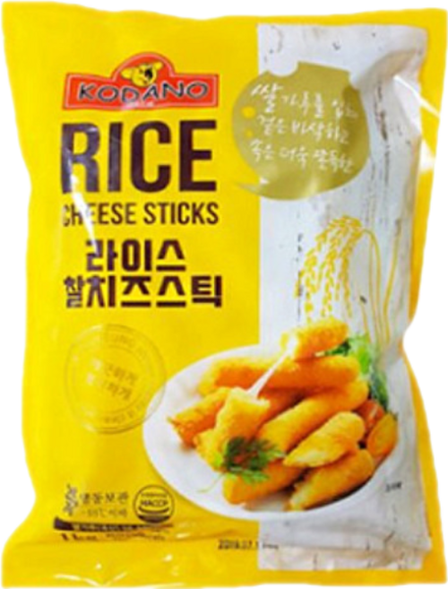 코다노 라이스 찰 치즈스틱 1KG (약 34개), 3개