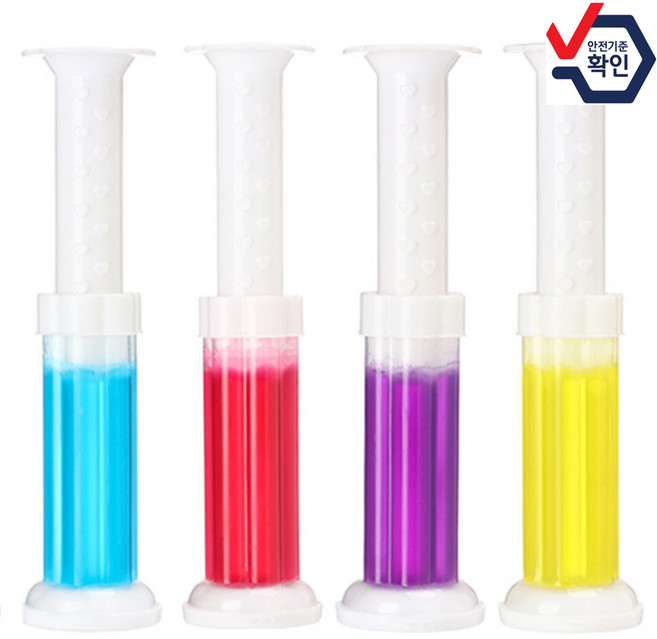 화사한 플라워 향기젤 스탬프클리너 젤 변기세정제 세면대크리너 욕실세정제 싱크대세정제 4EA입, 스템프세정제 4종, 4개, 100ml