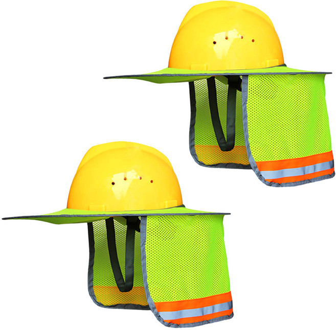 안전모 햇빛가리개 그늘이 선가드 야광 반사, 2개