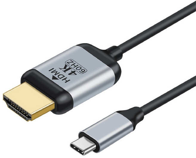 TYPE-C 轉接線 1.8M 公頭轉 DP/HDMI/MINI DP 轉換器 4K 60Hz, 1個, D09 C公轉HDMI公轉接線1.8米
