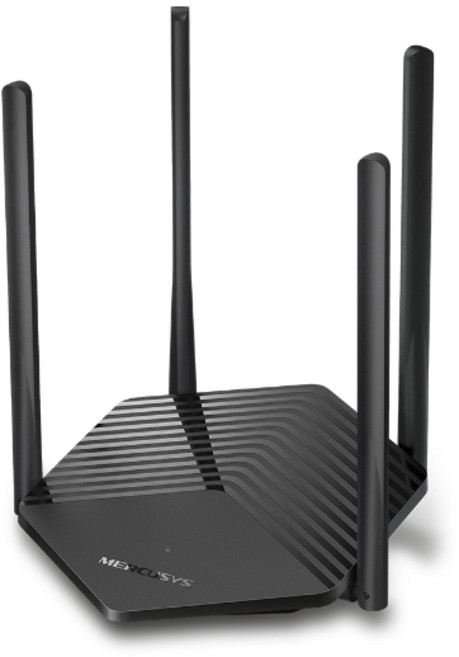 Mercusys 水星網路 AX1500 Gigabit 雙頻 WiFi 6 無線網路路由器, MR60X, 1個