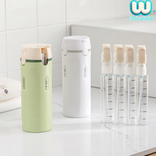 웨버몰 4in1 여행용 디스펜서, 1개, 화이트