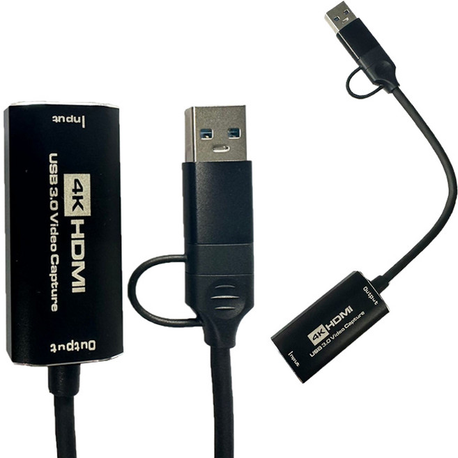 4K HDMI USB 3.0 影像擷取器，支援手機電腦直播錄影與遊戲轉接, 40-197-01