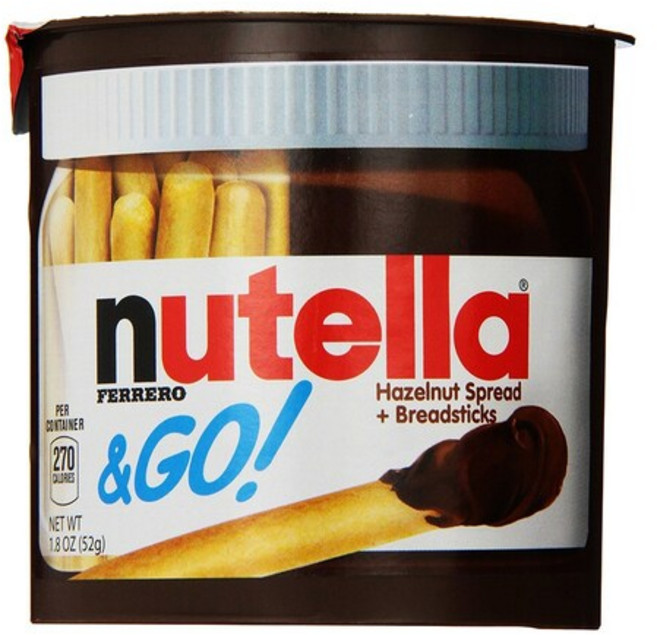 Nutella 누텔라 앤 고 브레드 스틱 52g x 48팩 할로윈 과자 And Go
