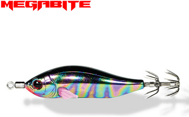 메가바이트 메가탄 70/케이무라 야광 수평 슬로우 싱킹 갑오징어 쭈꾸미 낚시 추천 스몰, MT13 레인보우 오일, 1개