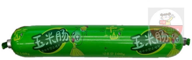 [오늘의 아시아푸드] 첸산푸두 천산푸드 위미창 옥수수소시지, 100g, 3개