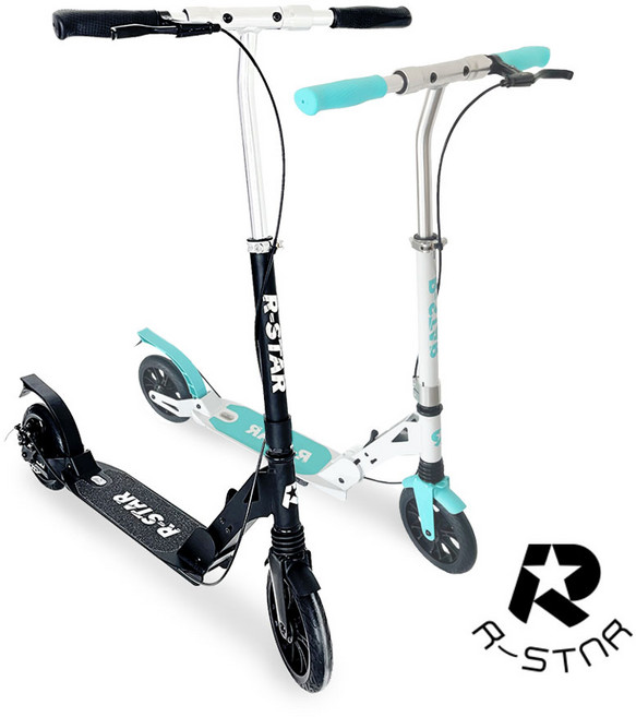 R-STAR 엑스터 접이식 두발 킥보드, 민트, 1개