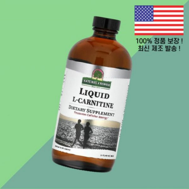 네이처스 앤서 액상 리퀴드 카르니틴 L카르니틴 엘카르니틴 카르티닌 아미노산 16온스 480ml Nature's Answer Liquid L Carnitine 16 floz, 네이처스 앤서 액상 리퀴드 카르니틴 L카르니틴 엘카르니, 1개