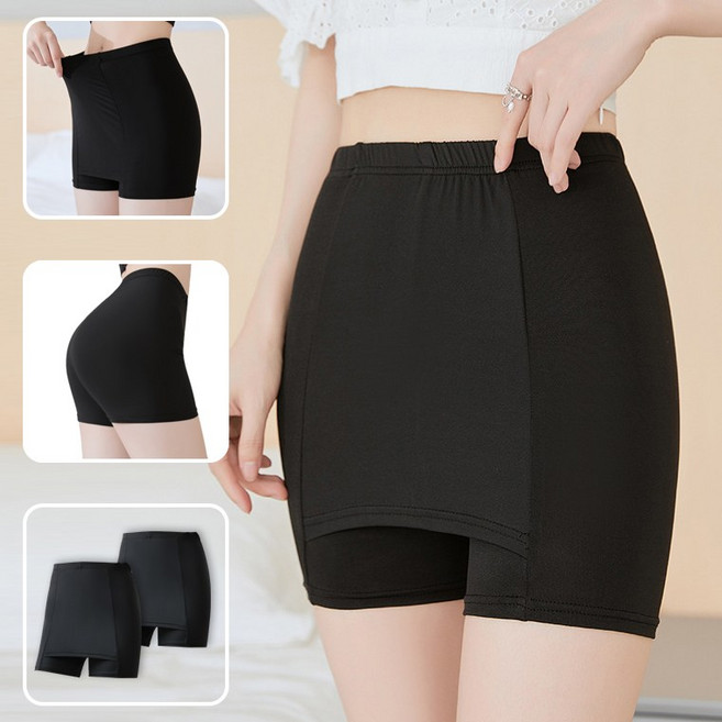 올라이프지 Y라인 커버 치마속바지 교복 원피스 Y속바지 2p