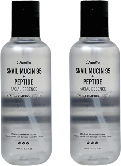 주미소 스네일 뮤신 95+ 펩타이드 페이셜 에센스 문제성 피부 사용 적합, 2개, 140ml - 쿠팡