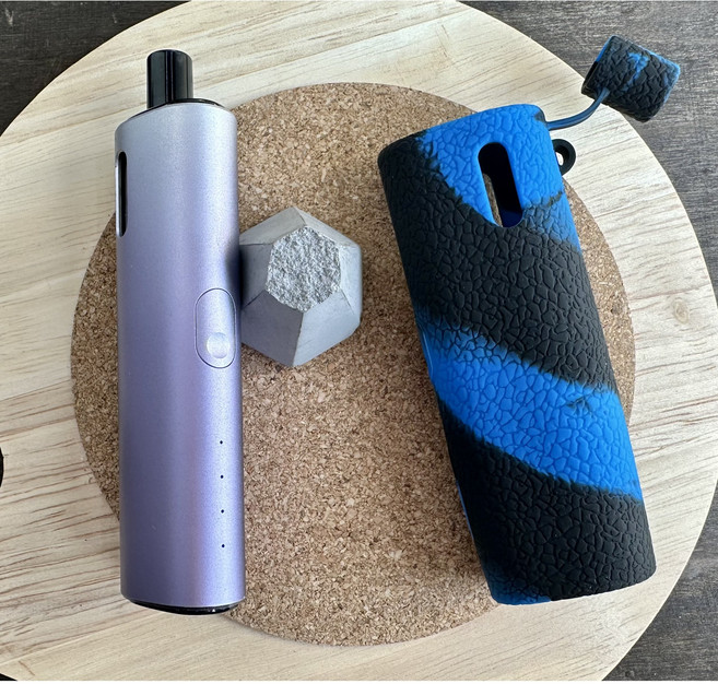 레더크레프트 아보카도베이비프로 전용 실리콘 케이스 위생캡덮개 포함, 블랙블루, 1개