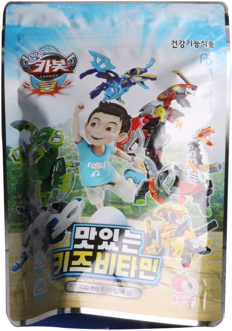 아텍스 헬로카봇 맛있는 키즈 비타민 40정 어린이집 유치원 생일잔치, 20개