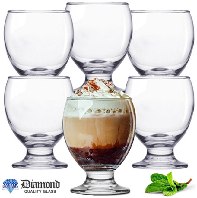 다이아글라스 치어풀 고블렛 중형 260ml, 6개