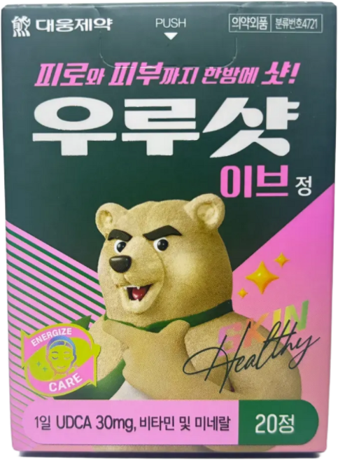 대웅제약 우루샷 이브, 20정, 1개