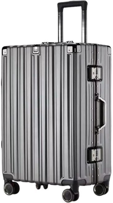 [10년AS] 고강도PC 남녀공용 캐리어 알루미늄 여행용 TSA식 잠금 캐리어 중대형 캐리어