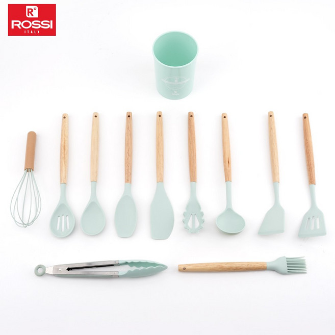 이태리 로시 쁘띠 키친툴 12종세트 민트 주방조리도구세트 #, 1세트, 12종