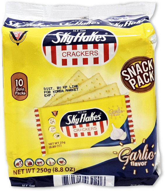 스카이플레이크 크래커 갈릭, 250g, 1개