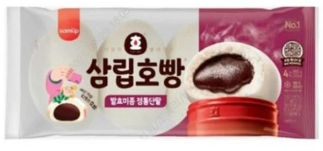 [삼립] 정통단팥호빵 380g, 4개
