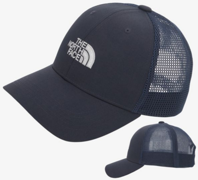 [매장판] 노스페이스 모자 여름 데일리 아웃도어 하드 메쉬 베이직 볼 캡 네이비 NE3CS03B, M
