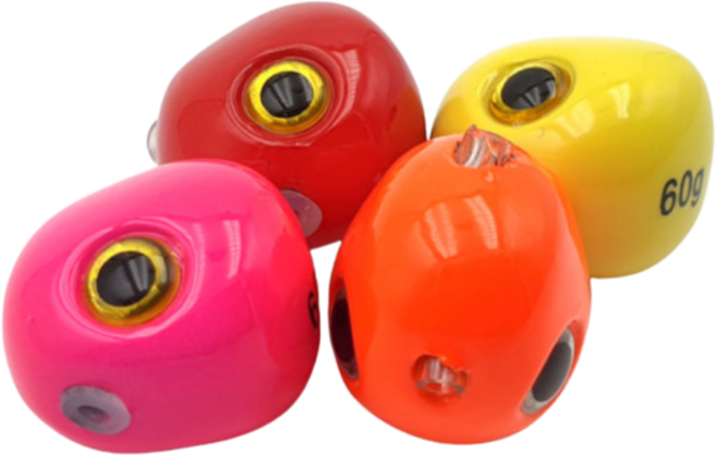 matata 타이라바 헤드 2개입 유동식 참돔채비 40g-200g 바다낚시, 야광, 2개, 40g