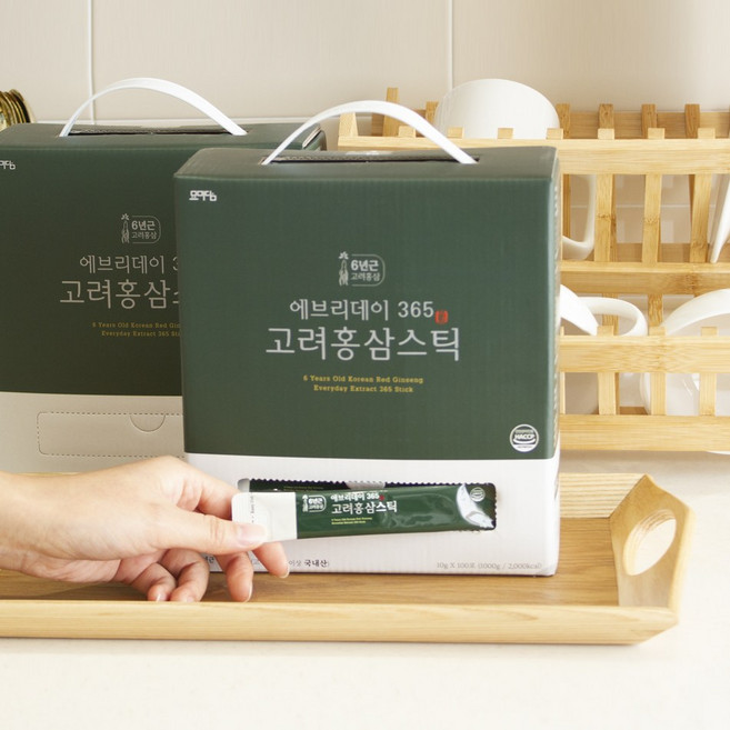 묘미담 [본사정품] 6년근고려홍삼 에브리데이365 고려홍삼스틱 100포, 1kg, 10개