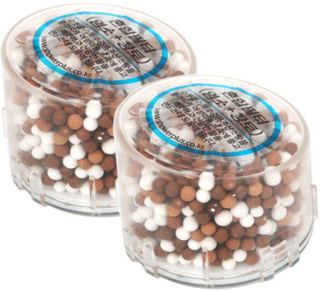 샤워플러스 서프라이즈 혼합필터 헤드용 SF300, 2개