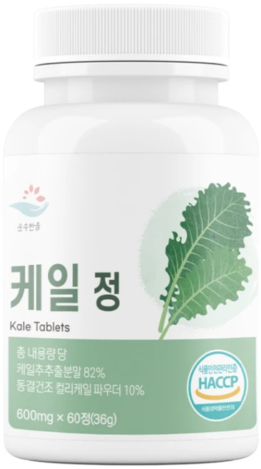 베타카로틴 식이섬유 컬리 케일추출물 92%함유, 4개, 60정 - 쿠팡