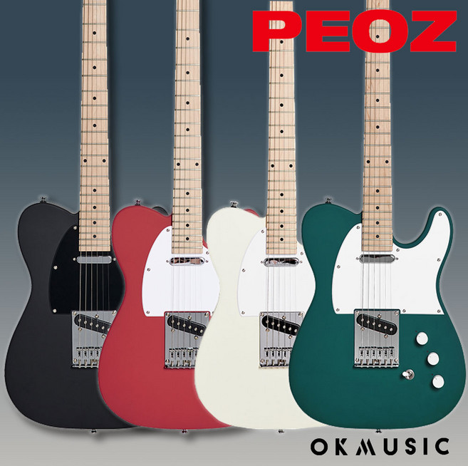 피오즈 입문용 스마트 일렉기타 TR2 내장앰프 텔레캐스터, 아이보리(Creamy Ivory), 1개