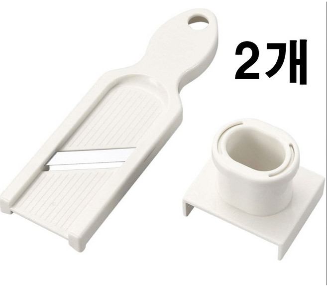 시모무라 마늘 채칼 슬라이서 세트 ANS-700, 화이트, 2세트, 화이트