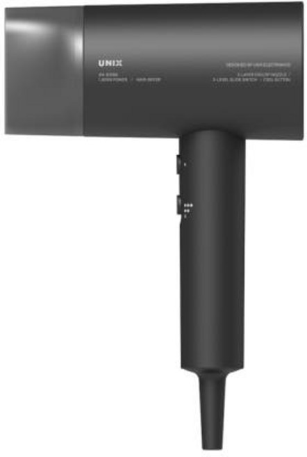 유닉스 헤어드라이기 1800W, UN-B3096, 블랙