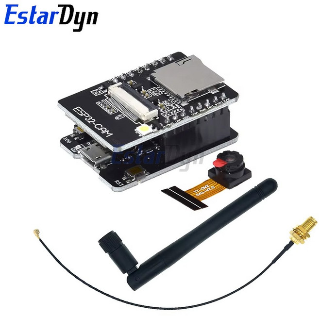 32 CAM WiFi 모듈 4G 안테나 to 개발 보드 5V 블루투스 OV3660 OV2640 카메라, CAM-MB With Antenna, 1개, 3) CAM-MB With Antenna