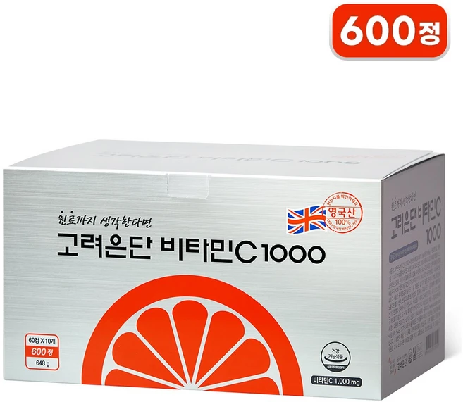 고려은단 비타민C 1000, 600정, 1개 - 쿠팡