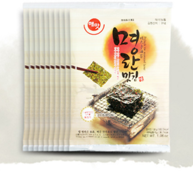 해맛 명란맛김, 30g, 10개