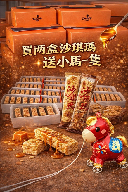 Daffy 黛妃 手工沙琪瑪, 25g, 1個