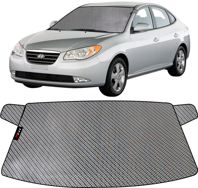현대 아반떼HD 맞춤형 앞유리 햇빛가리개 차량용 커버, 아반떼HD(일반형), 1개