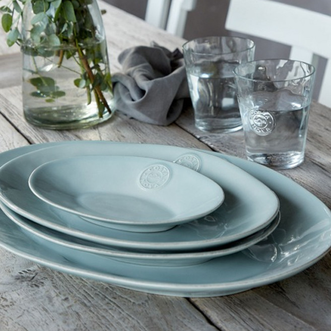 코스타노바 노바 타원접시 30cm, 화이트, 1개